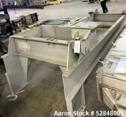 Used- Rotex Apex Stainless Steel Rectangular Screener, Model A5G55-2, 304 Stainless Steel. Approximate 55 square feet total ...