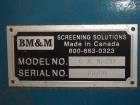 Used BM&M Screening Solutions High Speed Horizontal Gyratory Screener, Model 6X