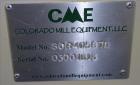 Used- CME Colorado Mill Equipment Triple Deck Pellet Screener, Model SCR 4056TD,