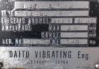 Used- Stainless Steel Daito Vibrating Screener, type SFD-25-120T