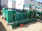 USED: Derrick High G screen, model 2M48-120F-4A. 7 hp, 480 volt 3 phase. Approximately 5' wide x 12' long. Carbon steel construction. Year 1997. 4 deck unit. Screener designed for wet applications.