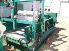 USED: Derrick High G screen, model 2M48-120F-4A. 7 hp, 480 volt 3 phase. Approximately 5' wide x 12' long. Carbon steel construction. Year 1997. 4 deck unit. Screener designed for wet applications.