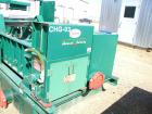 USED: Derrick High G screen, model 2M48-120F-4A. 7 hp, 480 volt 3 phase. Approximately 5' wide x 12' long. Carbon steel construction. Year 1997. 4 deck unit. Screener designed for wet applications.
