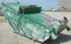 USED: Derrick Screener model M48-144D-3DD, 304 stainless steel.  2 decks, first deck 40