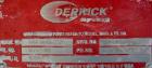 USED: Derrick Screener model M48-144D-3DD, 304 stainless steel.  2 decks, first deck 40