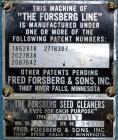 Used Forsberg Inc. Vacuum Gravity Separator, Model 50V. Carbon steel, and wood construction. 19 Square feet deck area. Driven by a 1/2 hp, 3/60/208-230/460 volt, 1725 rpm motor. Manual speed adjustme...