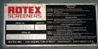 Used Rotex Screener, Model 111PS-SSSL