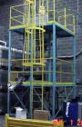 Used Resin Screening Tower Consisting Of: (1) Rotex screener, model 111PSSS-SS, single deck, 2 separation, 304 stainless steel.20'' x 37'' screen, 5.1 square feet area, ball cleaning deck. Driven by ...