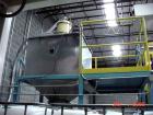 Used Resin Screening Tower Consisting Of: (1) Rotex screener, model 111PSSS-SS, single deck, 2 separation, 304 stainless steel.20'' x 37'' screen, 5.1 square feet area, ball cleaning deck. Driven by ...