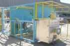 Used Resin Screening Tower Consisting Of: (1) Rotex screener, model 111PSSS-SS, single deck, 2 separation, 304 stainless steel.20'' x 37'' screen, 5.1 square feet area, ball cleaning deck. Driven by ...