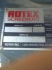 Used Rotex Screener, Model 321, Carbon Steel. 40