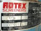 Used Rotex Screener, Model 40, 304 Stainless Steel. 28