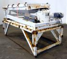 Used Rotex Screener, Model 422SANAL/SS, 304 Stainless Steel. 40” Wide x 56” long double deck, 3 separation. 15.5 Square feet screen area, 2-1/2” screen motion. Missing top cover, (3) bottom outlets. ...