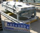 Used: Rotex screener, model 42GP, carbon steel. 40