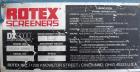 Used Rotex Screener, Model 523DA MMMM, Carbon Steel.