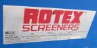 Used Rotex Screener, Model 5722DA-AASS, 4' wide x 12' Long, Stainless steel. S/n R207454A