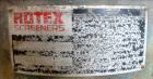 Used Rotex Screener, Model 811ASS/SS,