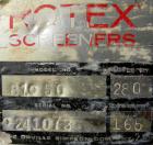 Used Rotex cooler, model 81C50. 304 stainless steel. Approximately 48