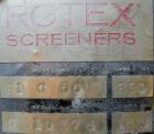 Used Rotex Cooler, Model 81C50, 304 Stainless Steel. Approximately 48