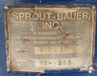 Used Sprout-Bauer Screen, Model 4.2X10, Carbon steel.