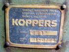 Used Sprout Waldron Koppers Screener, Model 5 X 12, Carbon Steel. Single deck. Driven by a 5hp, 3/60/230/460 volt motor.