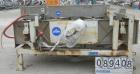 Used Sweco Full Flow Ellipitical Motion Rectangular Separator, Model EM-3A, Pre-Tension Screen Design, 304 Stainless Steel. Approximately 46