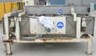 Used Sweco Full Flow Ellipitical Motion Rectangular Separator, Model EM-3A, Pre-Tension Screen Design, 304 Stainless Steel. Approximately 46
