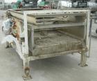 USED: Sweco Full Flow Ellipitical Motion Rectangular Separator, model EM-3A, pre-tension screen design, stainless steel. Approximately 46