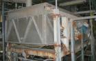 USED: Sweco Full Flow Ellipitical Motion Rectangular Separator, model EM-3A, pre-tension screen design, stainless steel. Approximately 46