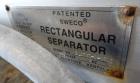 Used Sweco Wet Rectangular Separator, Model EM3-1W