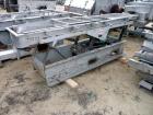 Used Witte Classifying Screen, Stainless Steel. Approximate 22” x 102”, 2 deck classification. Includes 2 screen decks, missing fines screen deck.