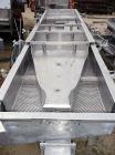 Used- Witte Classifying Screen, Stainless Steel. Approximate 22” x 102”, 2 deck classification. Includes 2 screen decks, mis...