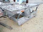 Used Witte Classifying Screen, Stainless Steel. Approximate 36” x 105”, 2 deck classification. Includes spare screen.