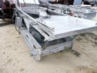 Used Witte Classifying Screen, Stainless Steel. Approximate 36” x 105”, 2 deck classification. Includes spare screen.