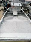 Used Witte Classifying Screen, Stainless Steel. Approximate 36” x 105”, 2 deck classification. Includes spare screen.