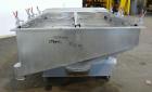 Used Witte 2 Deck Classifier, 304 Stainless Steel. Approximately 61” x 108” long, dual screening sections with removable screens, approximate 66