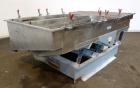 Used Witte 2 Deck Classifier, 304 Stainless Steel. Approximately 61” x 108” long, dual screening sections with removable screens, approximate 66