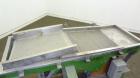 Used Witte Screener, 304 Stainless Steel. 22” Wide x 64” long. 3 Separation with (2) perforated sections. Driven by a 1/2hp, 3/60/208-230/460 volt, 1725 rpm motor with a size C3 vibrator. Mounted on ...