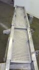 Used Witte Screener, 304 Stainless Steel. 10” Wide x 73” long. 3 Separation with (2) perforated sections. Driven by a 1hp, 3/60/208-230/460 volt, 1710 rpm motor with a size C2 vibrator. Mounted on a ...