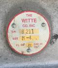 Used Witte Rectangular Screener, 304 Stainless Steel.