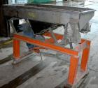 USED: Witte Screener, stainless steel. Single deck with 2 separation sections. 24