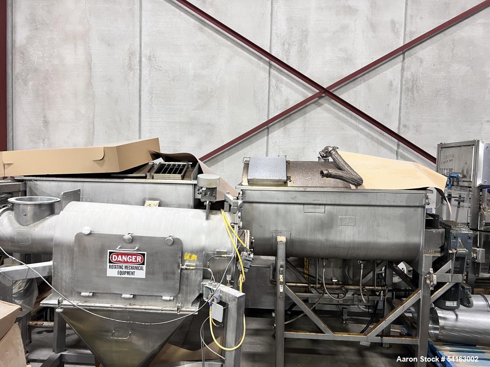 Used Nucon Stainless Steel Centrifugal Rotary Sifter, Model 300U.