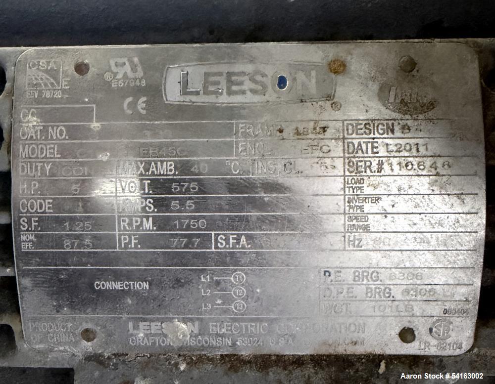 Used Nu-Con Engineering Stainless Steel Centrifugal Rotary Sifter – Model 300U