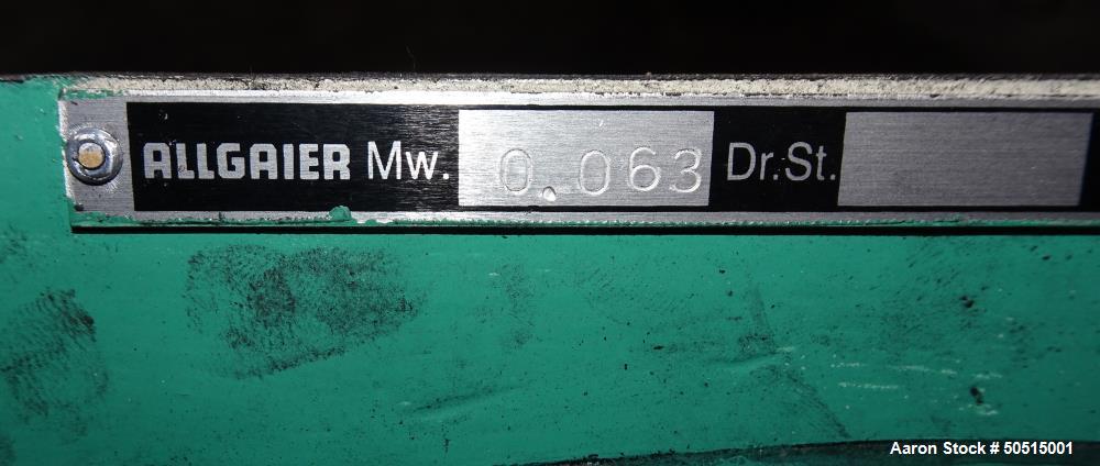 Used Allgaier Tumbler Screening Machine