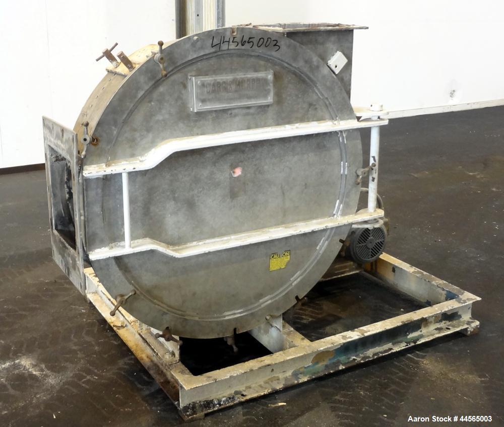 Used Stainless Steel Barr & Murphy Rotary Impeller Cascade Screener, Model C-10