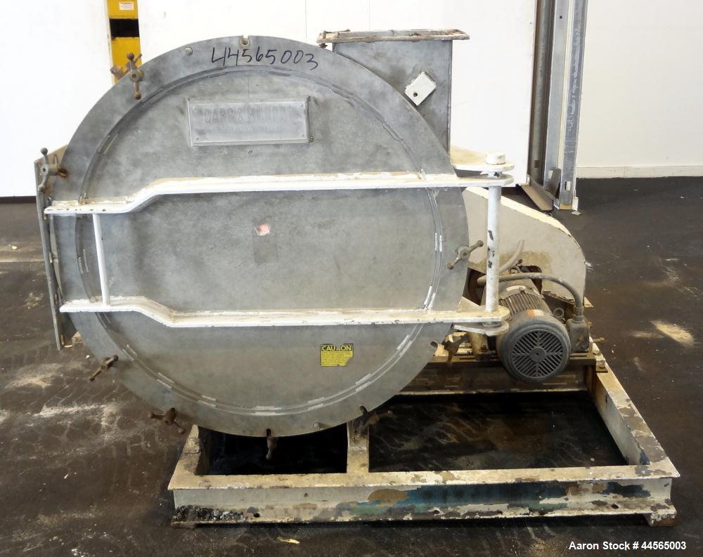 Used Stainless Steel Barr & Murphy Rotary Impeller Cascade Screener, Model C-10