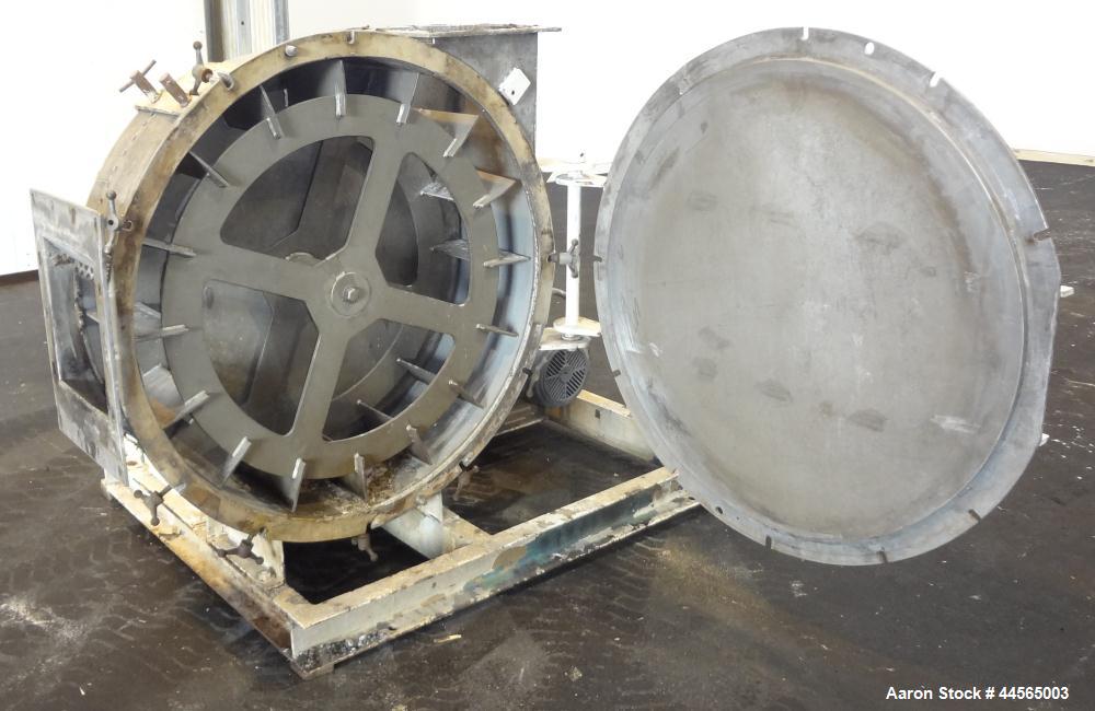 Used Stainless Steel Barr & Murphy Rotary Impeller Cascade Screener, Model C-10
