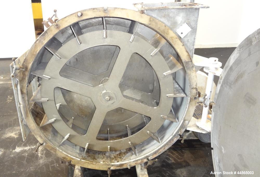 Used Stainless Steel Barr & Murphy Rotary Impeller Cascade Screener, Model C-10