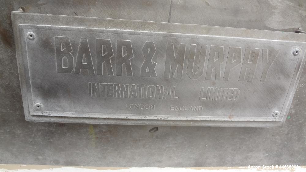 Used Stainless Steel Barr & Murphy Rotary Impeller Cascade Screener, Model C-10
