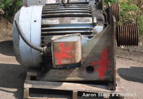 Used Bird Centriscreen, model 18, 316 stainless steel. Approximately 75 hp motor, belt driven
